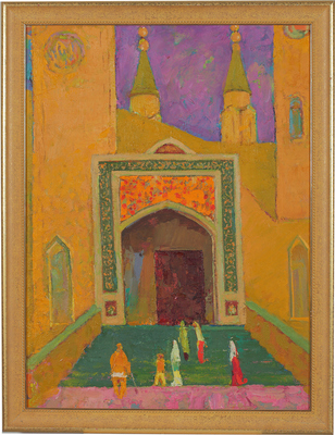 Яруллин Малик Вагизович. Вход в мечеть